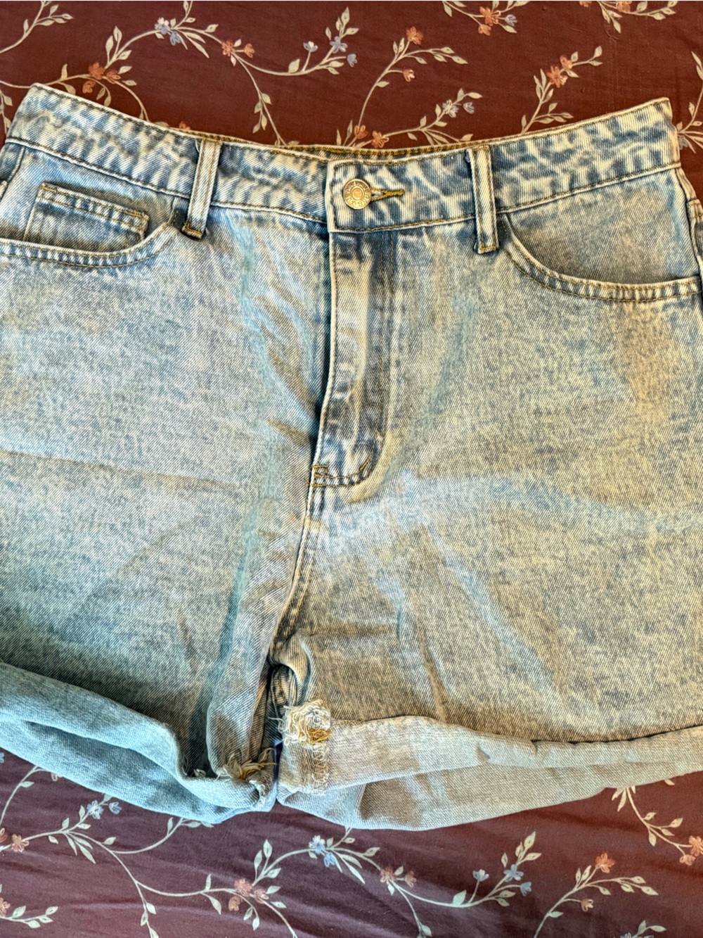 SHEIN Light Blue Denim Overalls Jeans